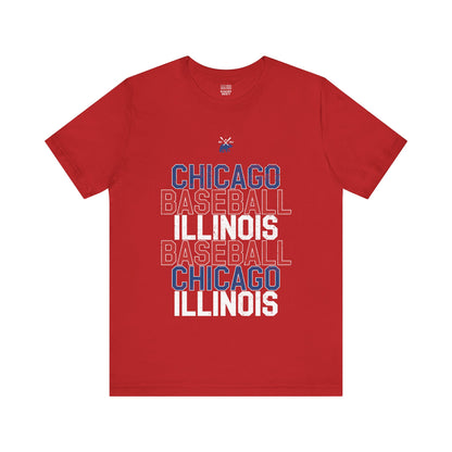 Chicago Baseball Fan | Wrigley Chicago Illinois | Unisex Tshirt