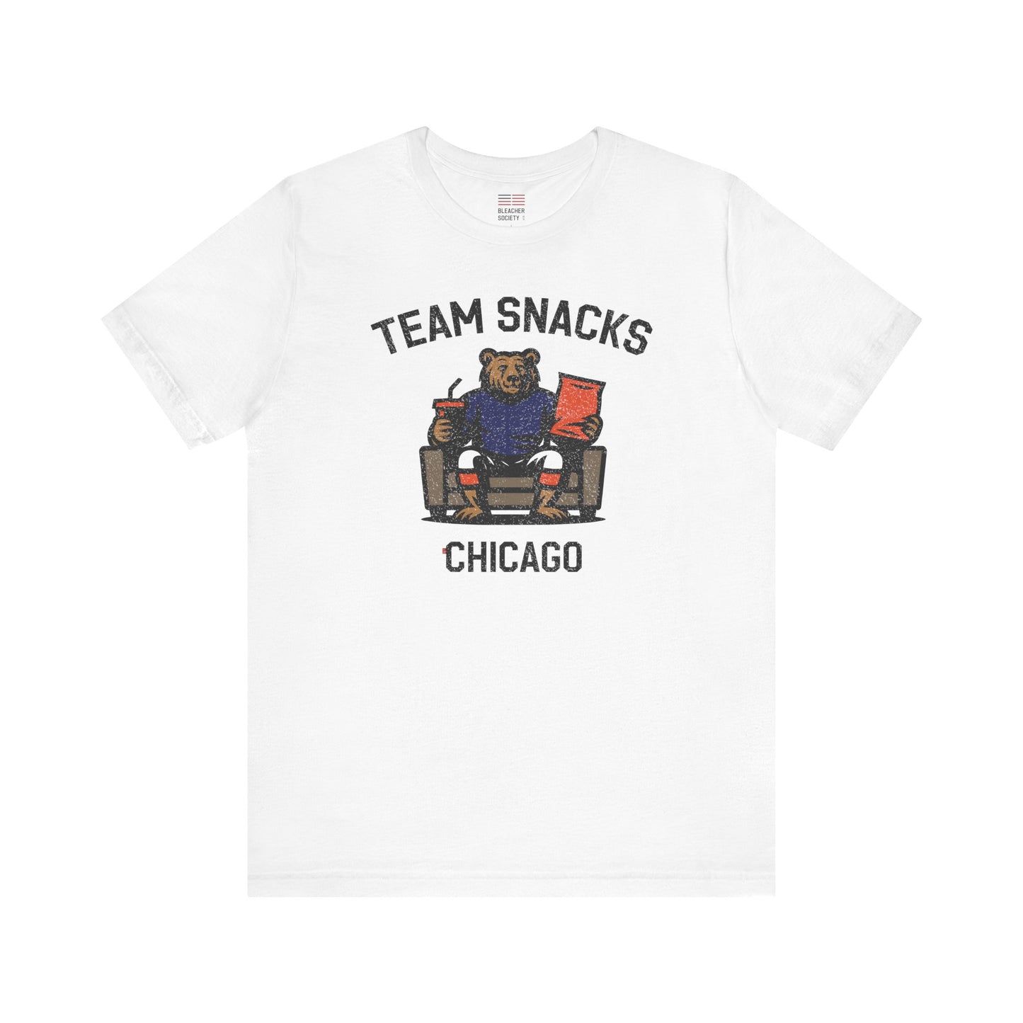 Chicago Football Fan | Team Snacks | Unisex Tshirt