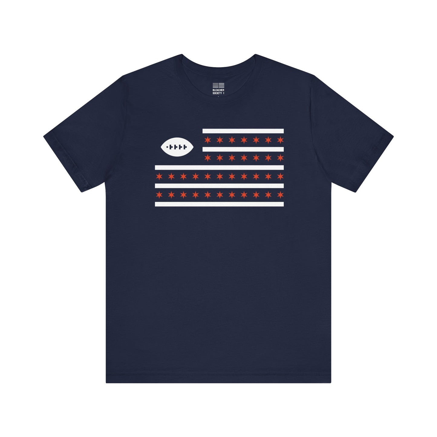 Chicago Football Fan | Country and City Flag | Unisex Tshirt