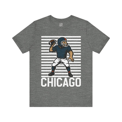 Chicago Football Fan | QBeast | Unisex Tshirt