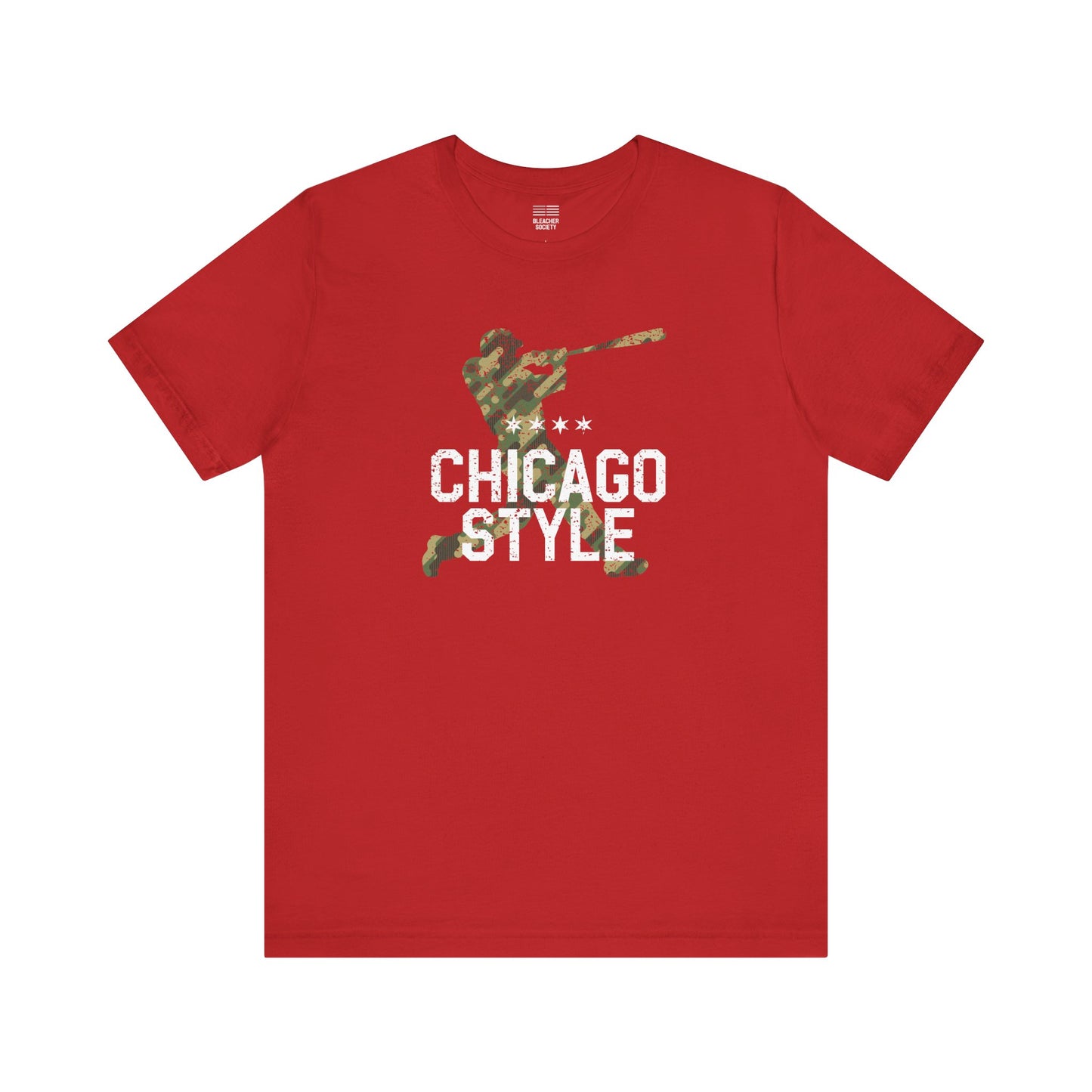 Chicago Baseball Fan | Style Camouflage | Unisex Tshirt