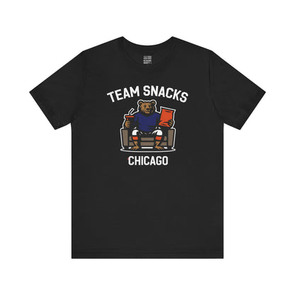 Chicago Football Fan | Team Snacks | Unisex Tshirt