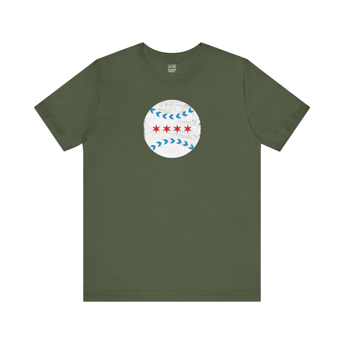 Chicago Baseball Fan | Ball Flag | Unisex Tshirt