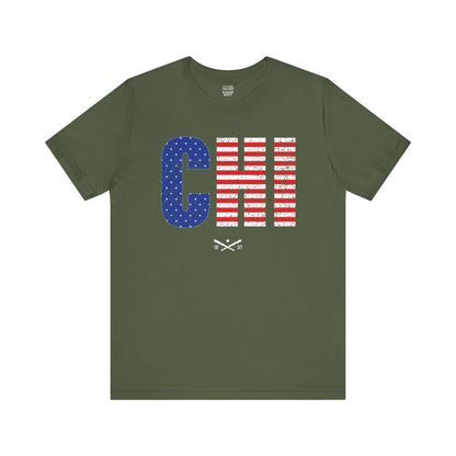 Chicago Baseball Fan | Patriotic City | Unisex Tshirt