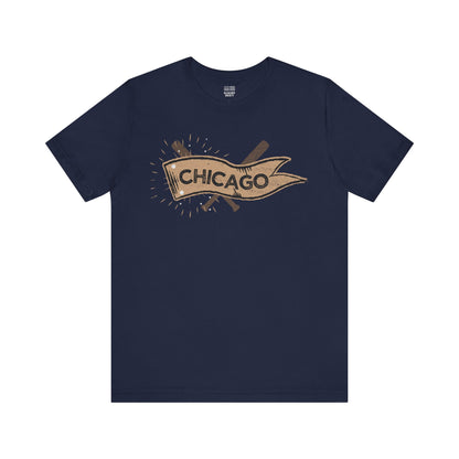 Chicago Baseball Fan |Vintage Banner | Unisex Tshirt