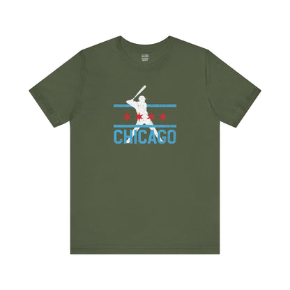 Chicago Baseball Fan | Flag City | Unisex Tshirt