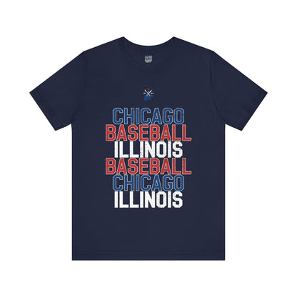 Chicago Baseball Fan | Wrigley Chicago Illinois | Unisex Tshirt