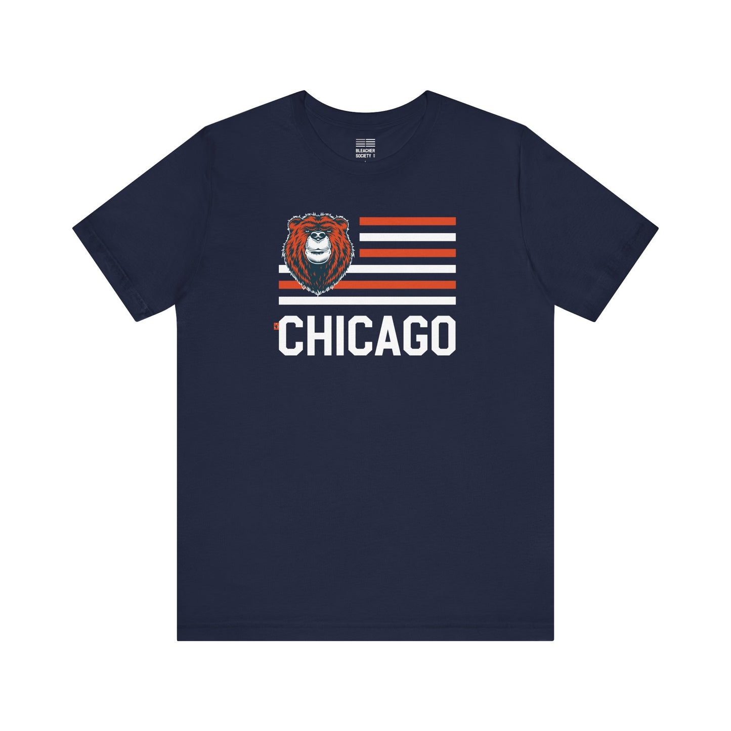 Chicago Football Fan | Animal Flag | Unisex Tshirt