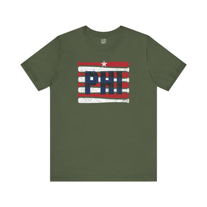 Philadelphia Baseball Fan | BatFlag | Unisex Tshirt