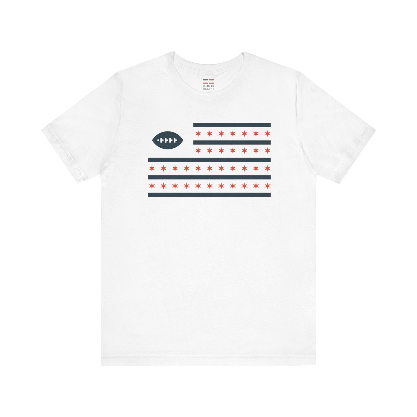Chicago Football Fan | Country and City Flag | Unisex Tshirt