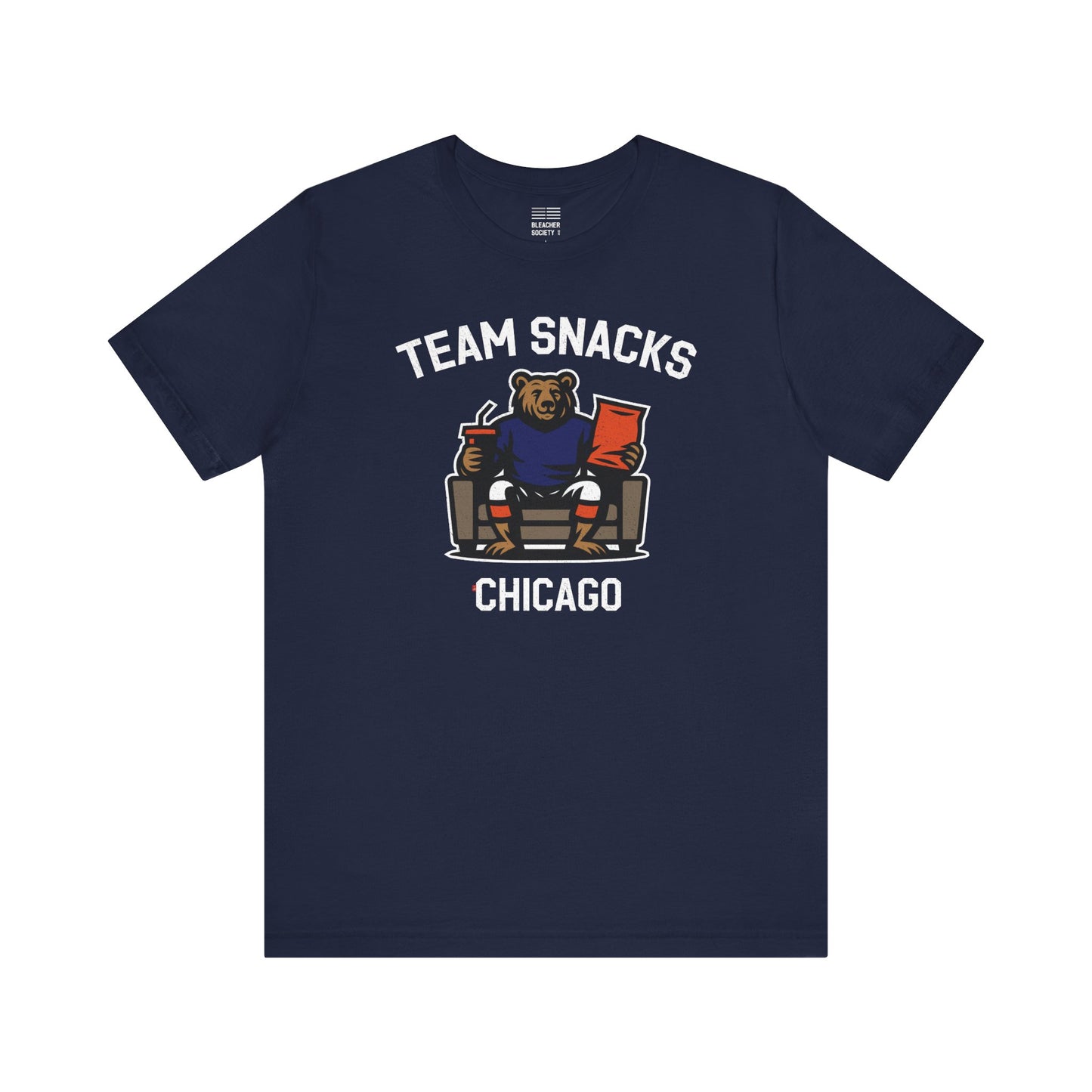 Chicago Football Fan | Team Snacks | Unisex Tshirt