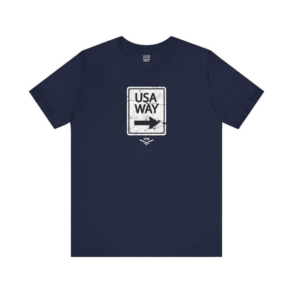 Baseball Fan | USA Way Sign | Unisex Tshirt