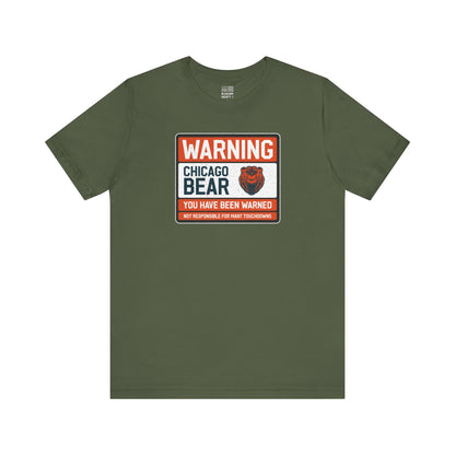 Chicago Football Fan | Warning | Unisex Tshirt