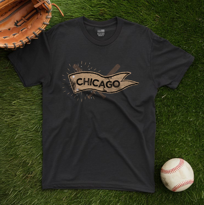 Chicago Baseball Fan |Vintage Banner | Unisex Tshirt