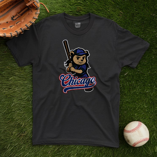 Chicago Baseball Fan | Girl  Power | Unisex Tshirt
