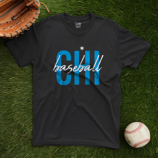 Chicago Chic Baseball Fan | Tall CHI | Unisex Tshirt