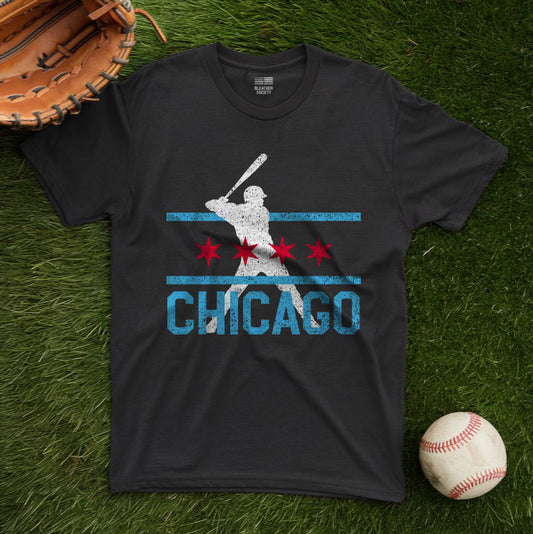 Chicago Baseball Fan | Flag City | Unisex Tshirt