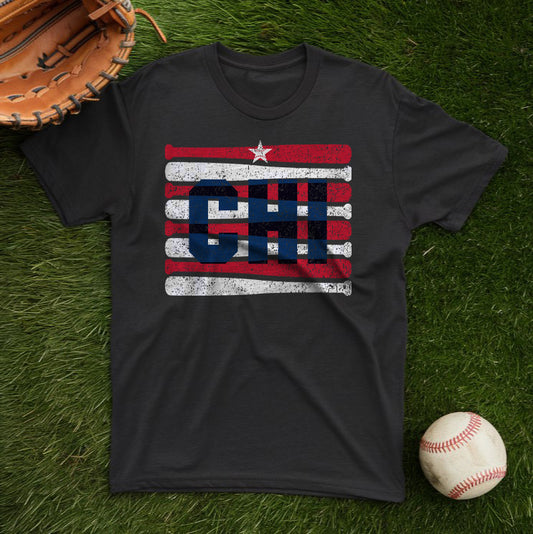 Chicago Baseball Fan | BatFlag | Unisex Tshirt