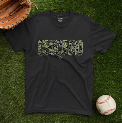 Chicago Baseball Fan | City Camouflage | Unisex Tshirt