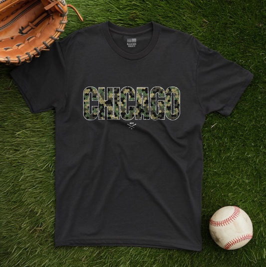 Chicago Baseball Fan | City Camouflage | Unisex Tshirt