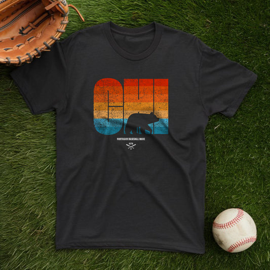 Chicago Baseball Fan | Chill Sunset Mode | Unisex Tshirt