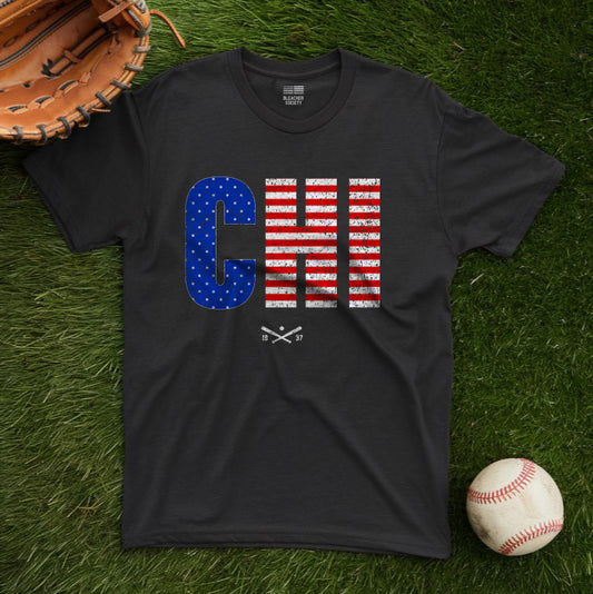 Chicago Baseball Fan | Patriotic City | Unisex Tshirt