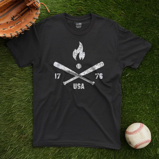 Baseball Fan | On Fire | Unisex Tshirt