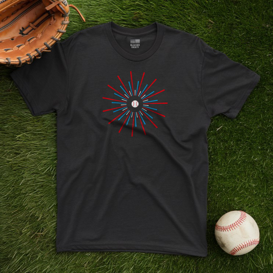 Baseball Fan | FireWorks | Unisex Tshirt