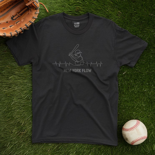 New York & Bronx Baseball Fan | Flow beat | Unisex Tshirt