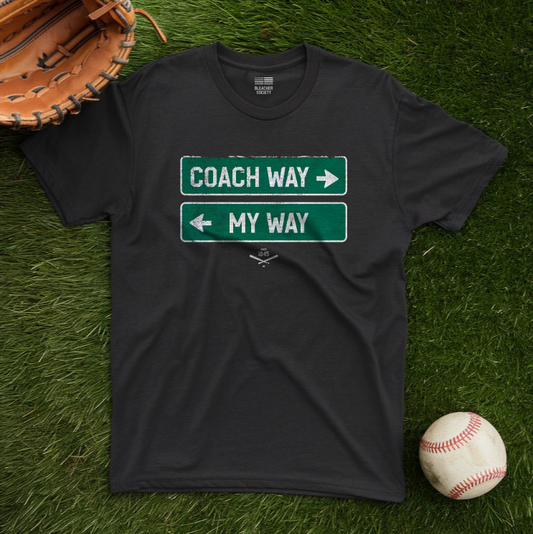 Baseball Fan | Coach HighWaySign | Unisex Tshirt