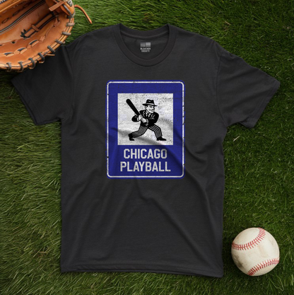 Chicago Baseball Fan | Gang Info Sign | Unisex Tshirt
