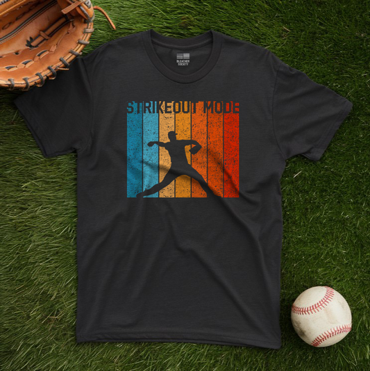 Pitcher Baseball Fan | Strike Out Mode | Unisex Tshirt