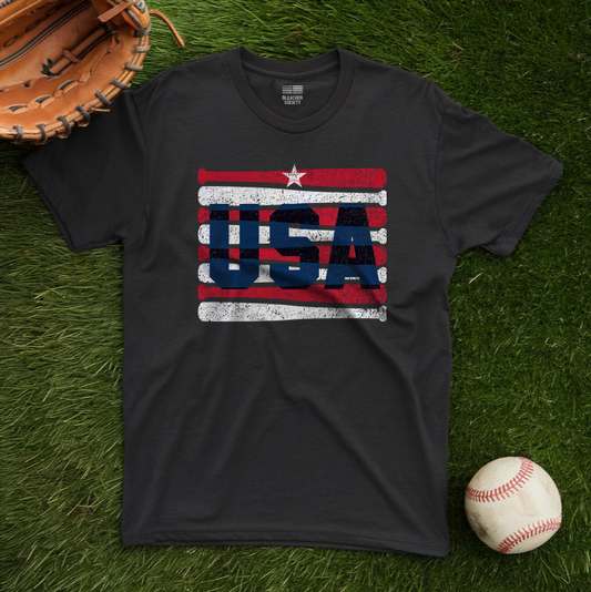 Baseball Fan | BatFlag | Unisex Tshirt
