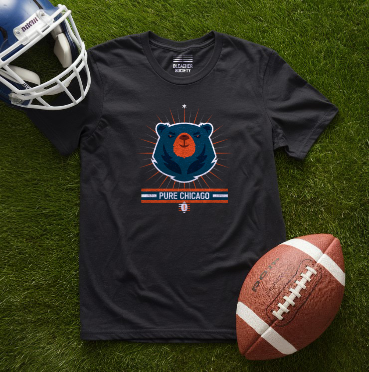 Chicago Football Fan | Pure Chicago | Unisex Tshirt