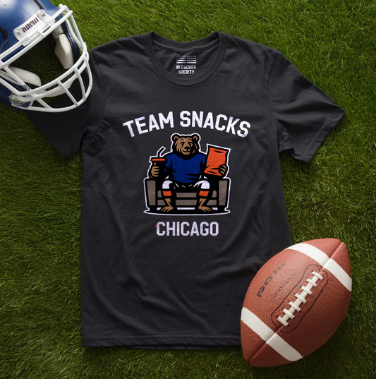 Chicago Football Fan | Team Snacks | Unisex Tshirt