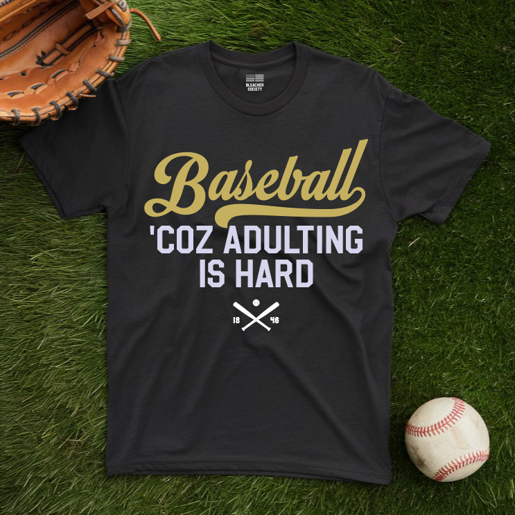 Baseball Fan | Adulting | Unisex Tshirt