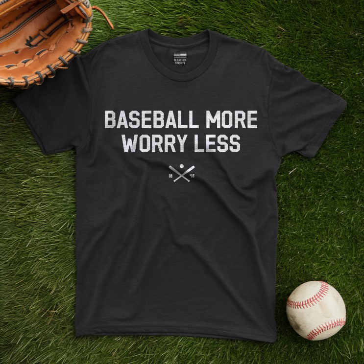 Baseball Fan |  Worry Less | Unisex Tshirt